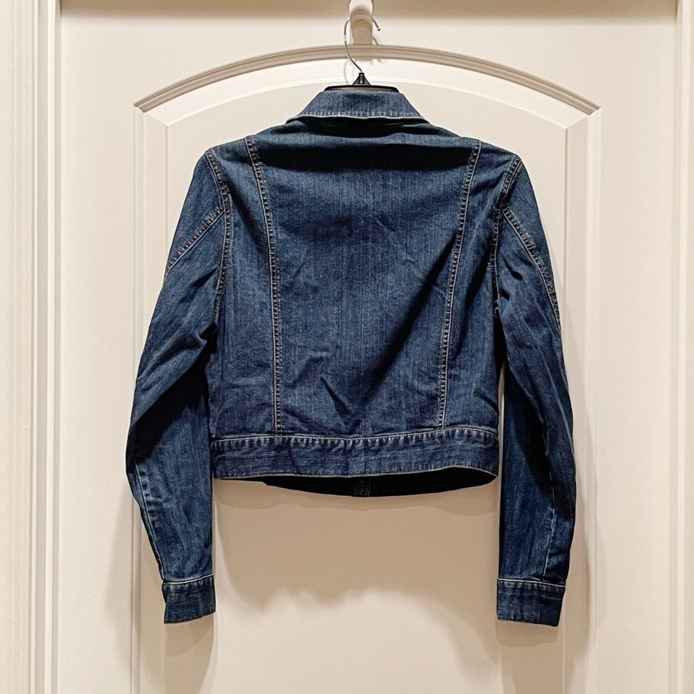 Dash by Kardashians Small Blue Denim Jean Jacket - Picture 2 of 7